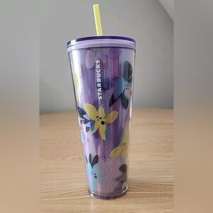 STARBUCKS🪻’Drifting Magnolias’ Floral Tumbler